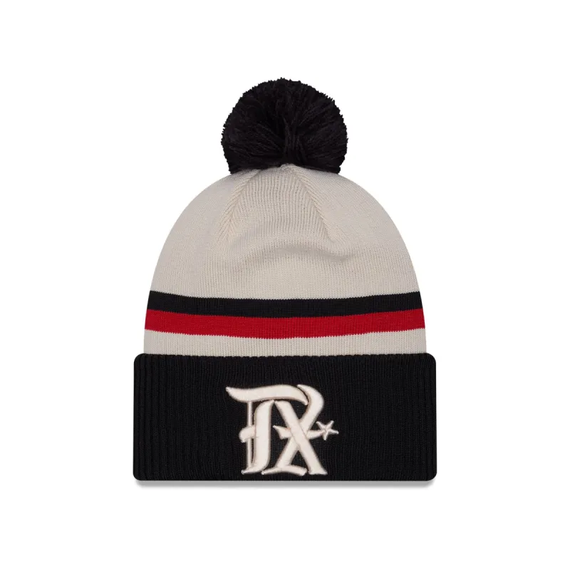 Texas Rangers City Connect Pom Knit Hat sold by New Era