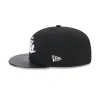 Chicago Bulls Faux Leather Visor 9FIFTY Snapback Hat sold by New Era