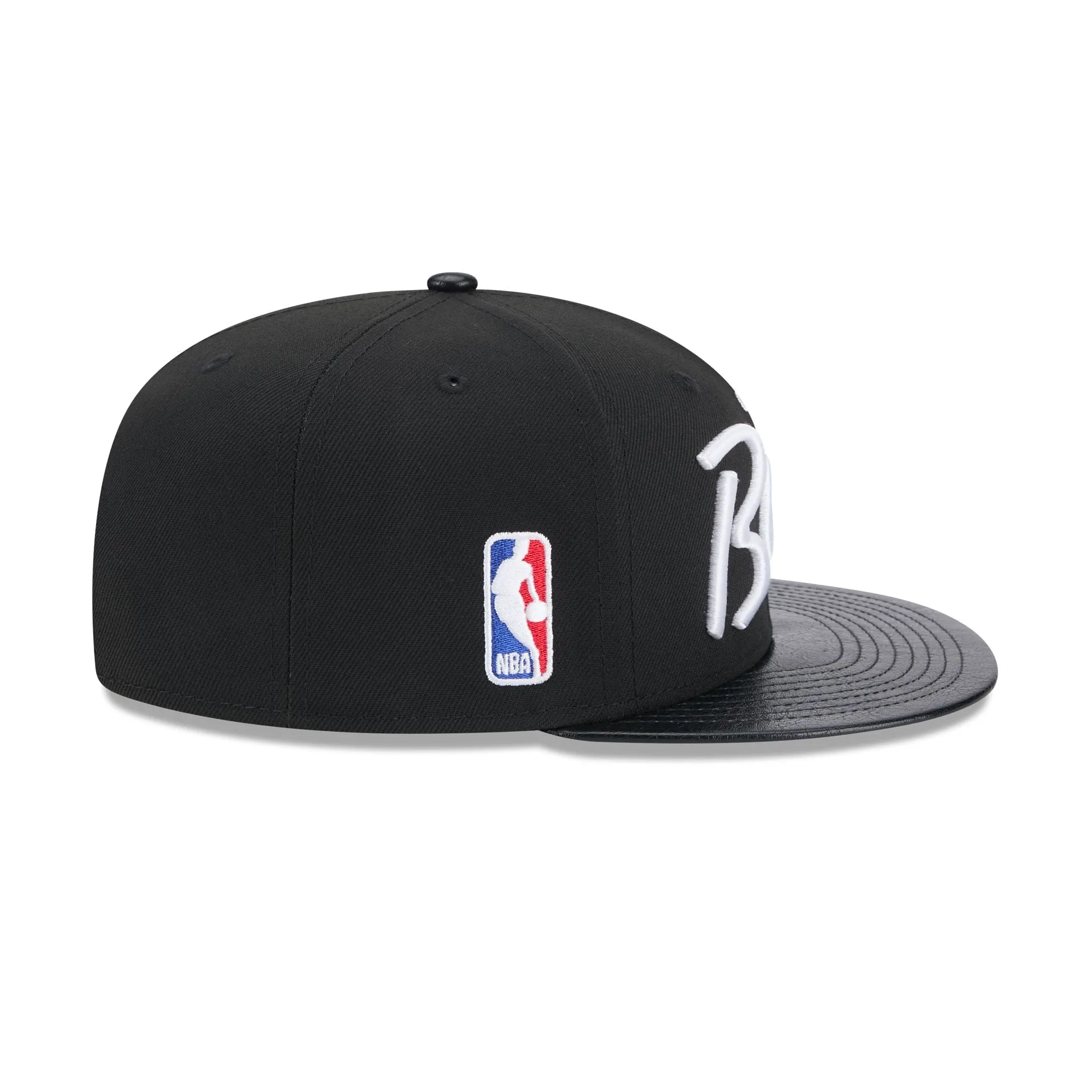 Chicago Bulls Faux Leather Visor 9FIFTY Snapback Hat sold by New Era product image thumbnail 4