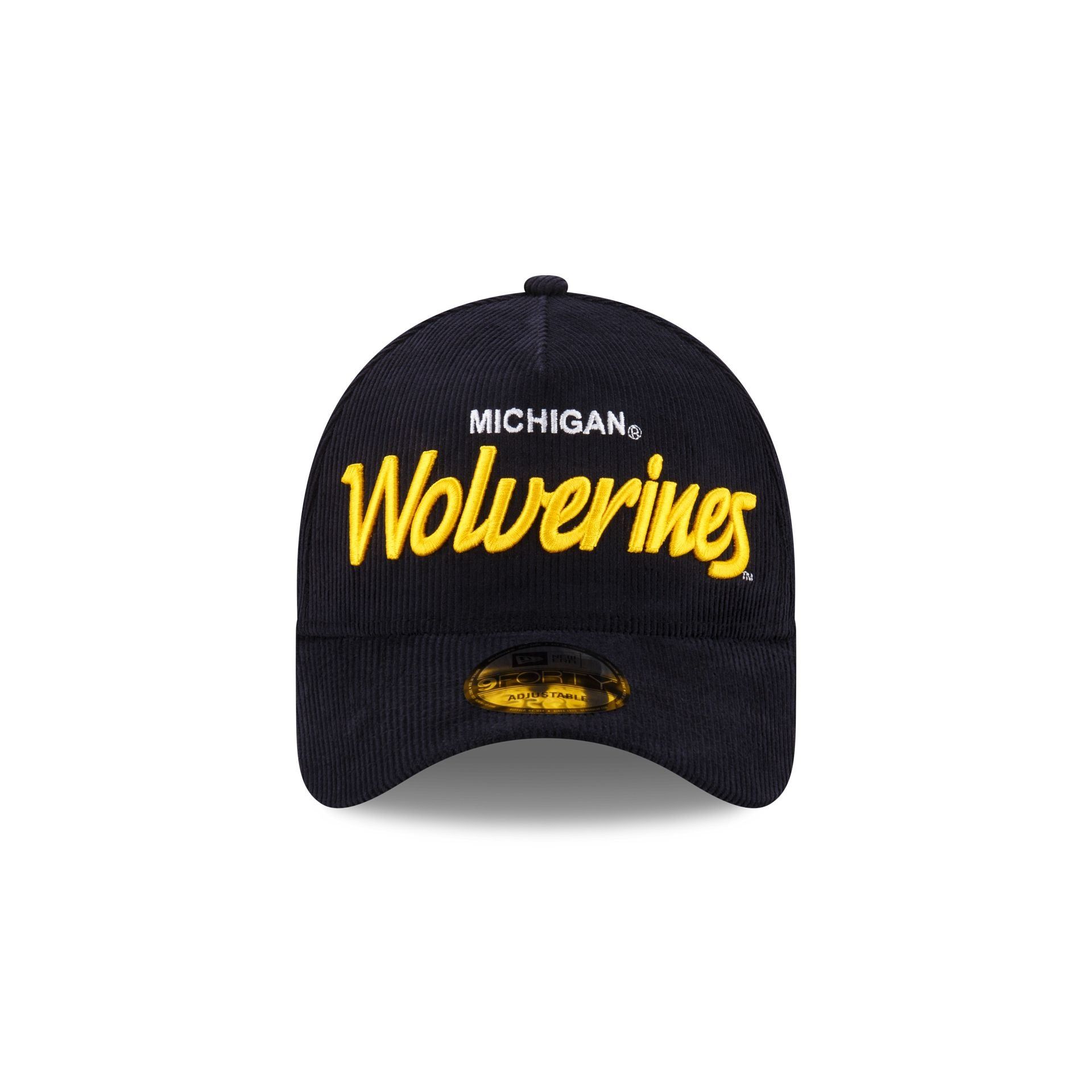 Michigan Wolverines Collegiate Corduroy 9FORTY A-Frame Snapback Hat sold by New Era product image thumbnail 2