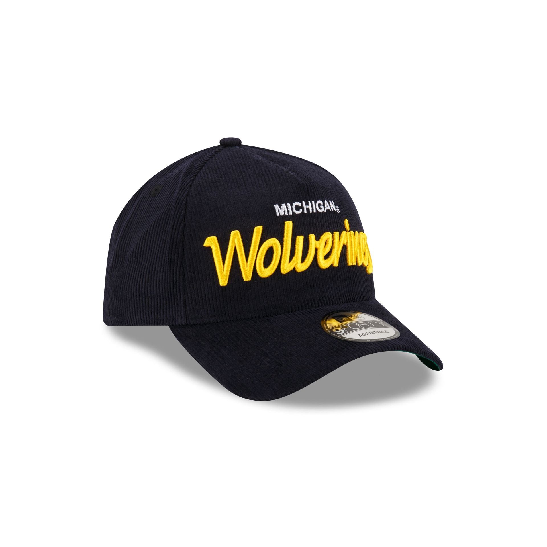 Michigan Wolverines Collegiate Corduroy 9FORTY A-Frame Snapback Hat sold by New Era product image thumbnail 3