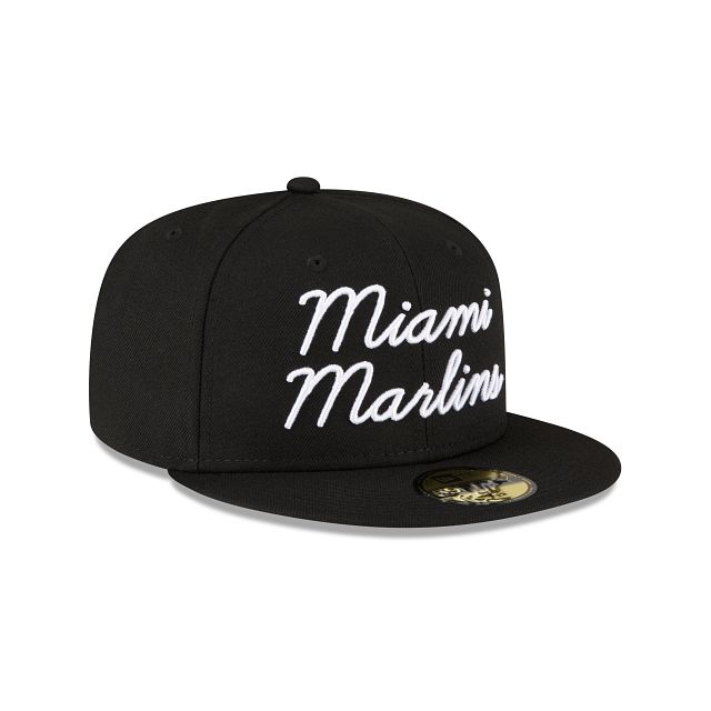Miami Marlins Fairway Script 59FIFTY Fitted Hat sold by New Era product image thumbnail 3
