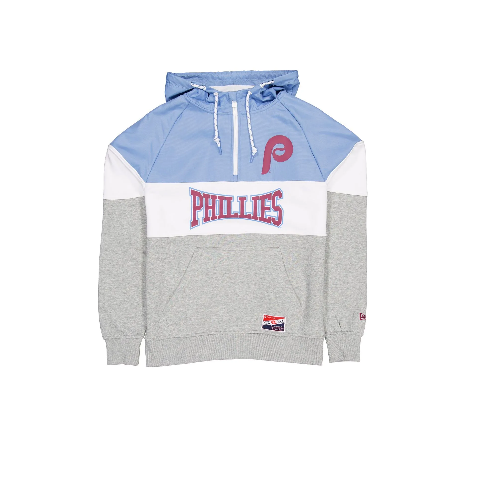 Philadelphia Phillies Throwback Color Block Hoodie sold by New Era