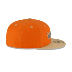 【US限定】NEW ERA 59FIFTY Seattle Mariners Walnut & Orange Men's Seattle Mariners New Era Brown/Orange Spring Color