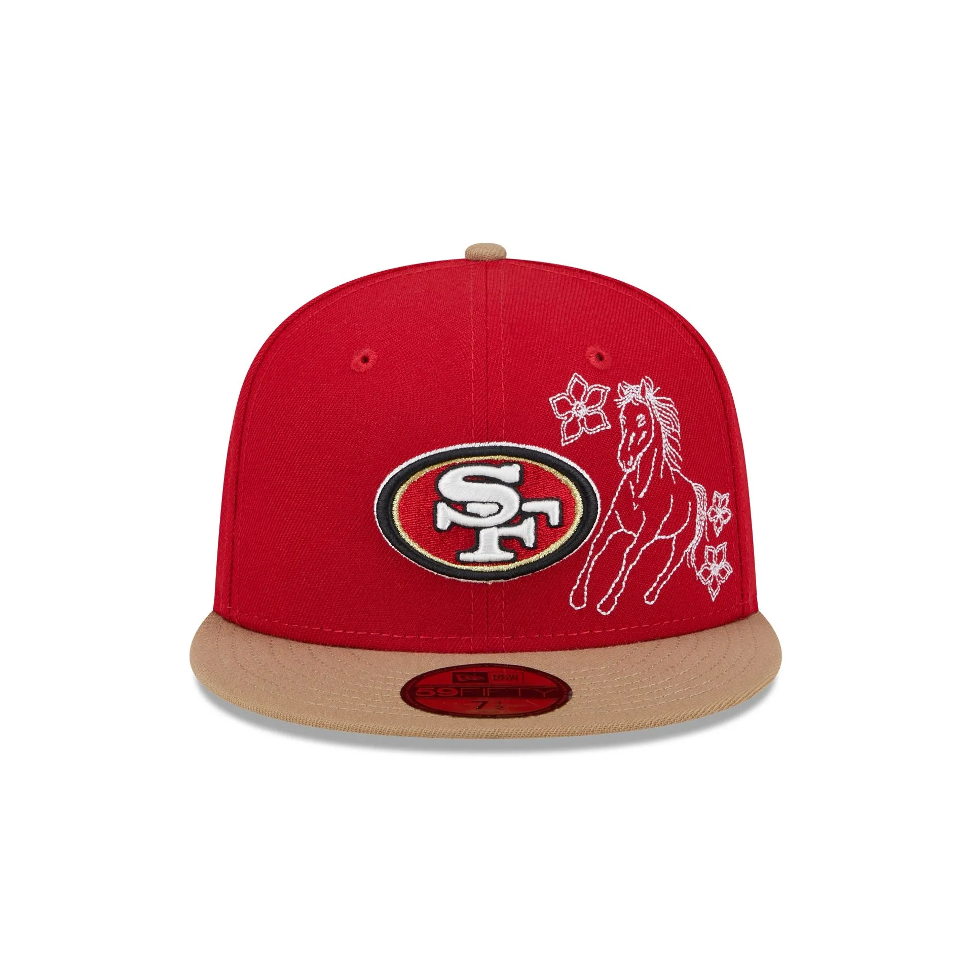 San Francisco 49ers Western Khaki 59FIFTY Fitted Hat sold by New Era product image thumbnail 2