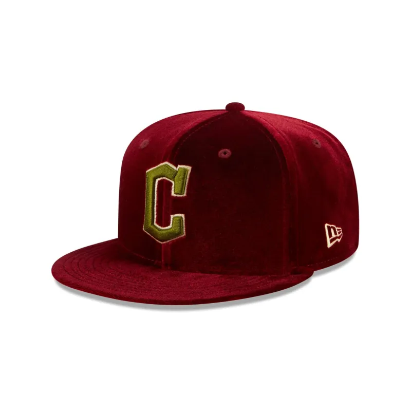 Cleveland Guardians Vintage Velvet 59FIFTY Fitted Hat sold by New Era