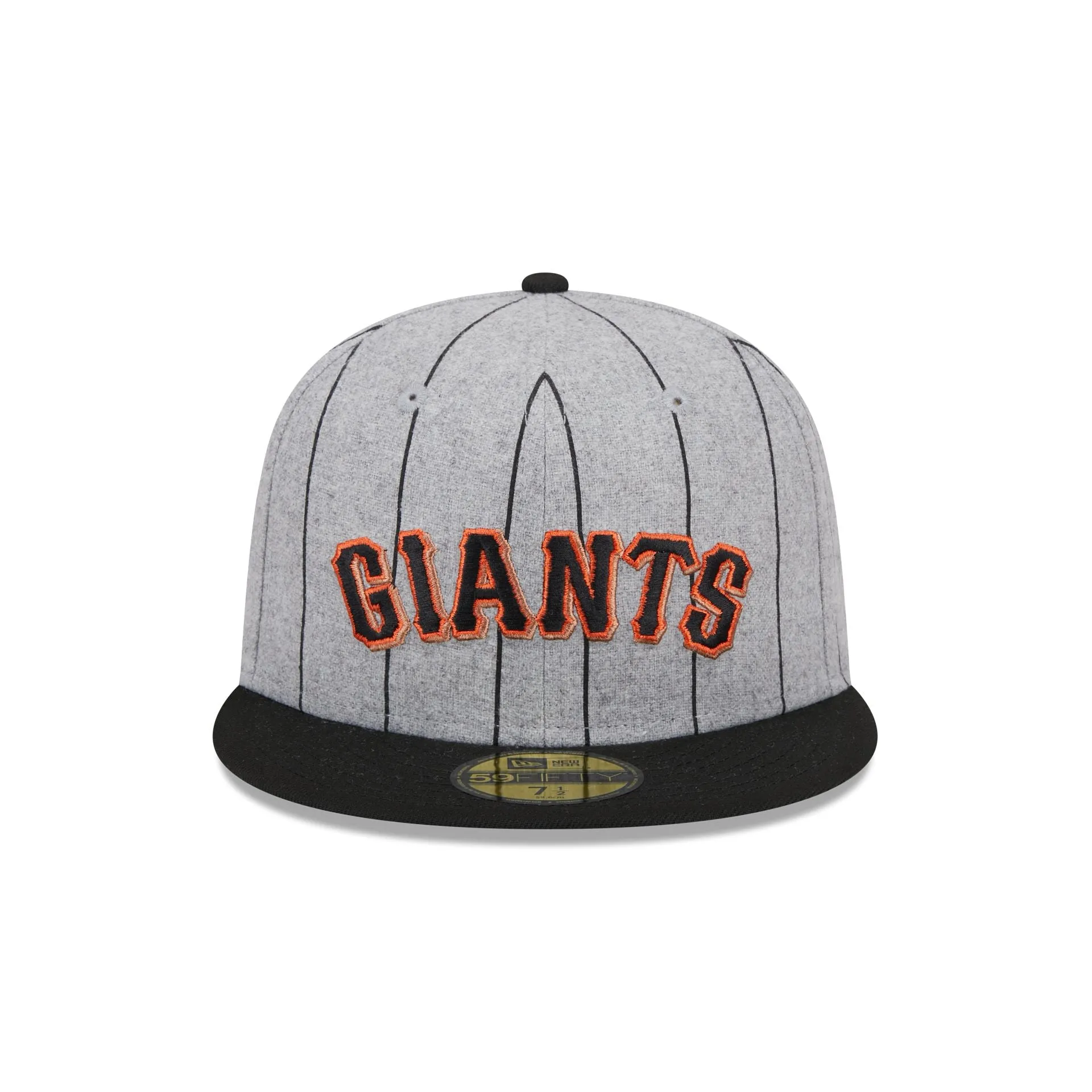 San Francisco Giants Heather Pinstripe 59FIFTY Fitted Hat sold by New Era product image thumbnail 2