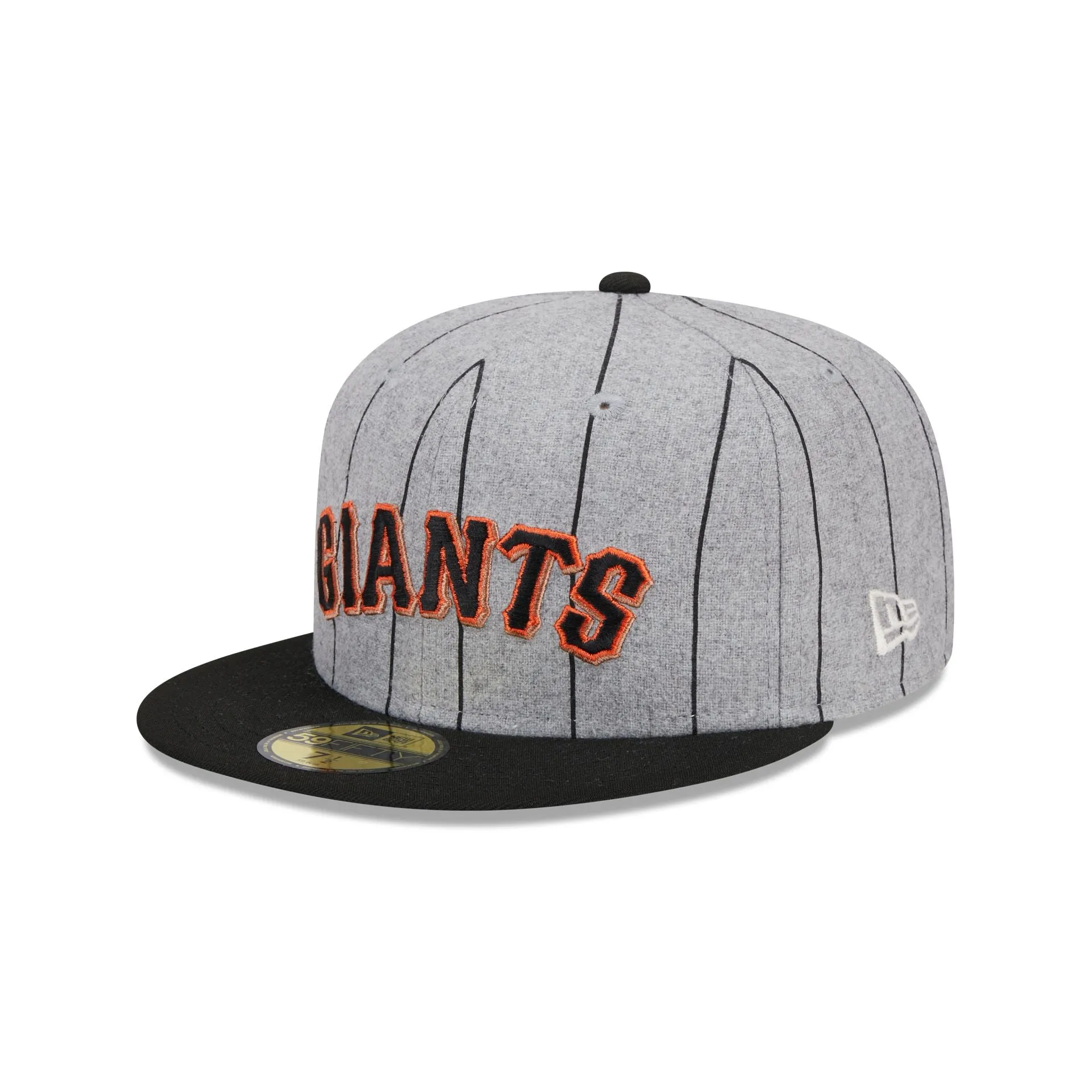 San Francisco Giants Heather Pinstripe 59FIFTY Fitted Hat sold by New Era