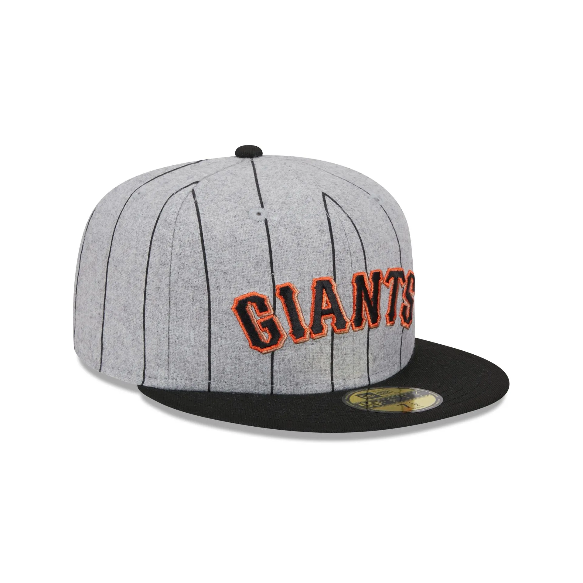 San Francisco Giants Heather Pinstripe 59FIFTY Fitted Hat sold by New Era product image thumbnail 3