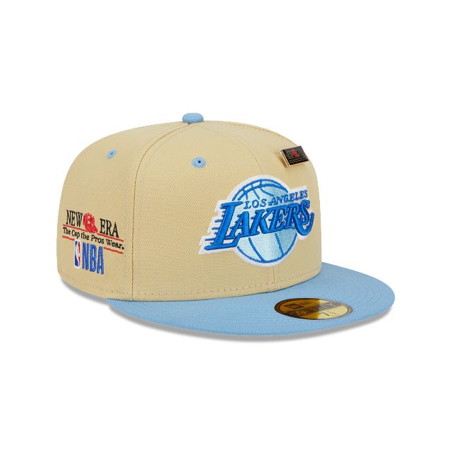 Los Angeles Lakers Tan 59FIFTY Fitted Hat sold by New Era