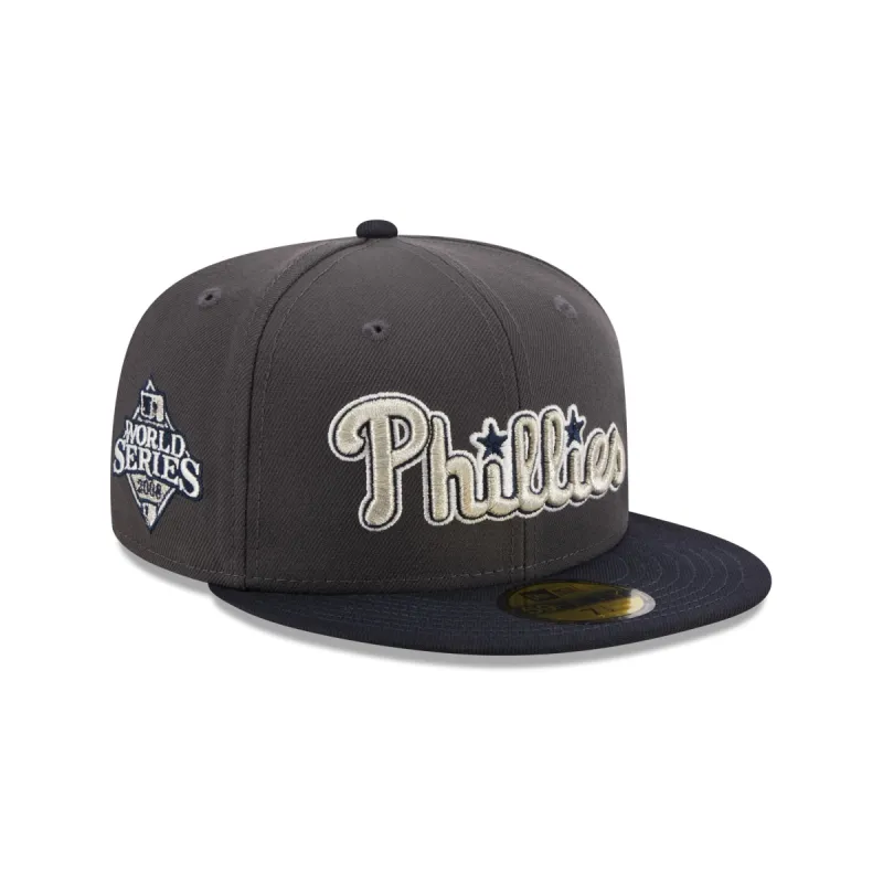 Philadelphia Phillies Graphite Crown 59FIFTY Fitted Hat sold by New Era