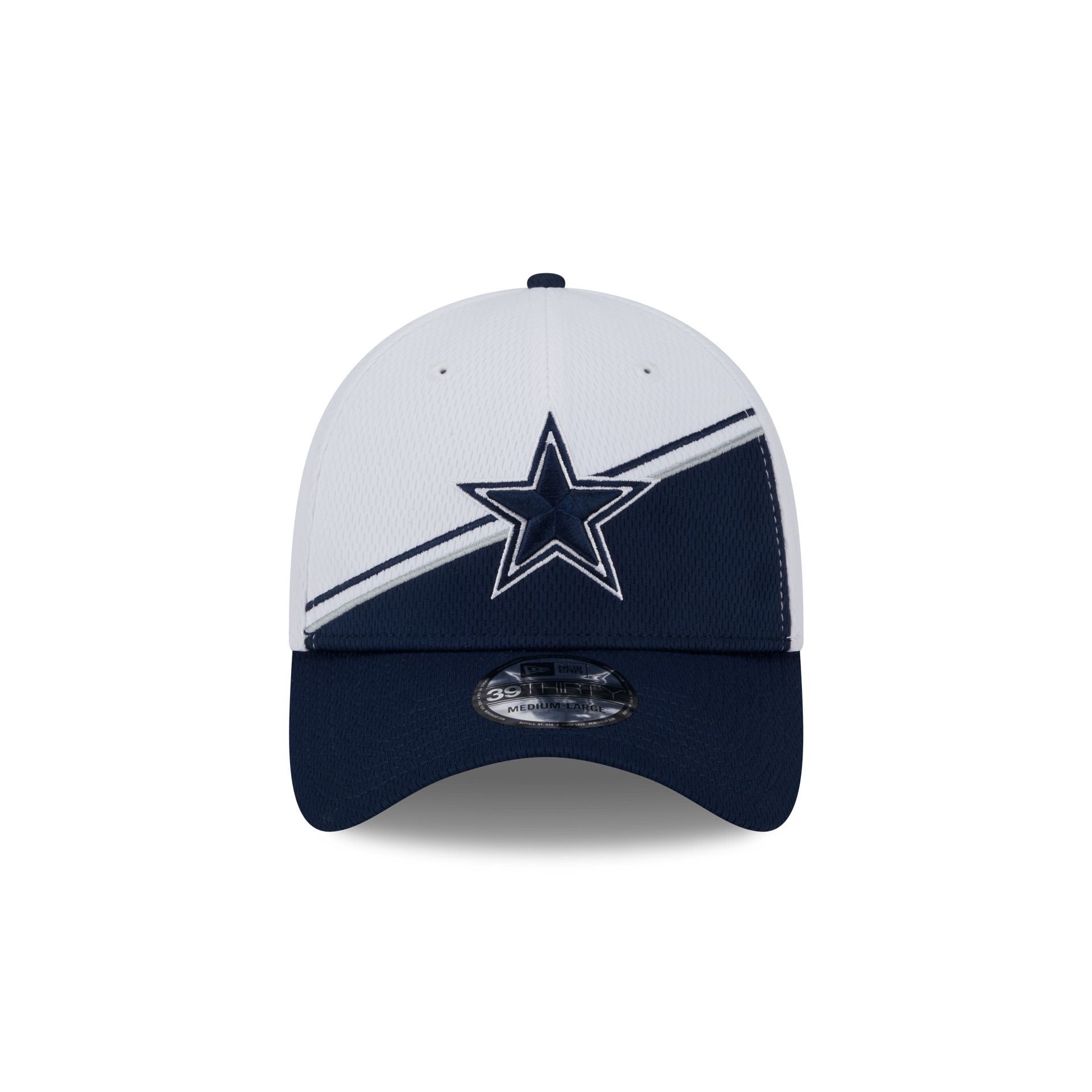 Dallas Cowboys 2023 Sideline White 39THIRTY Stretch Fit Hat sold by New Era product image thumbnail 2