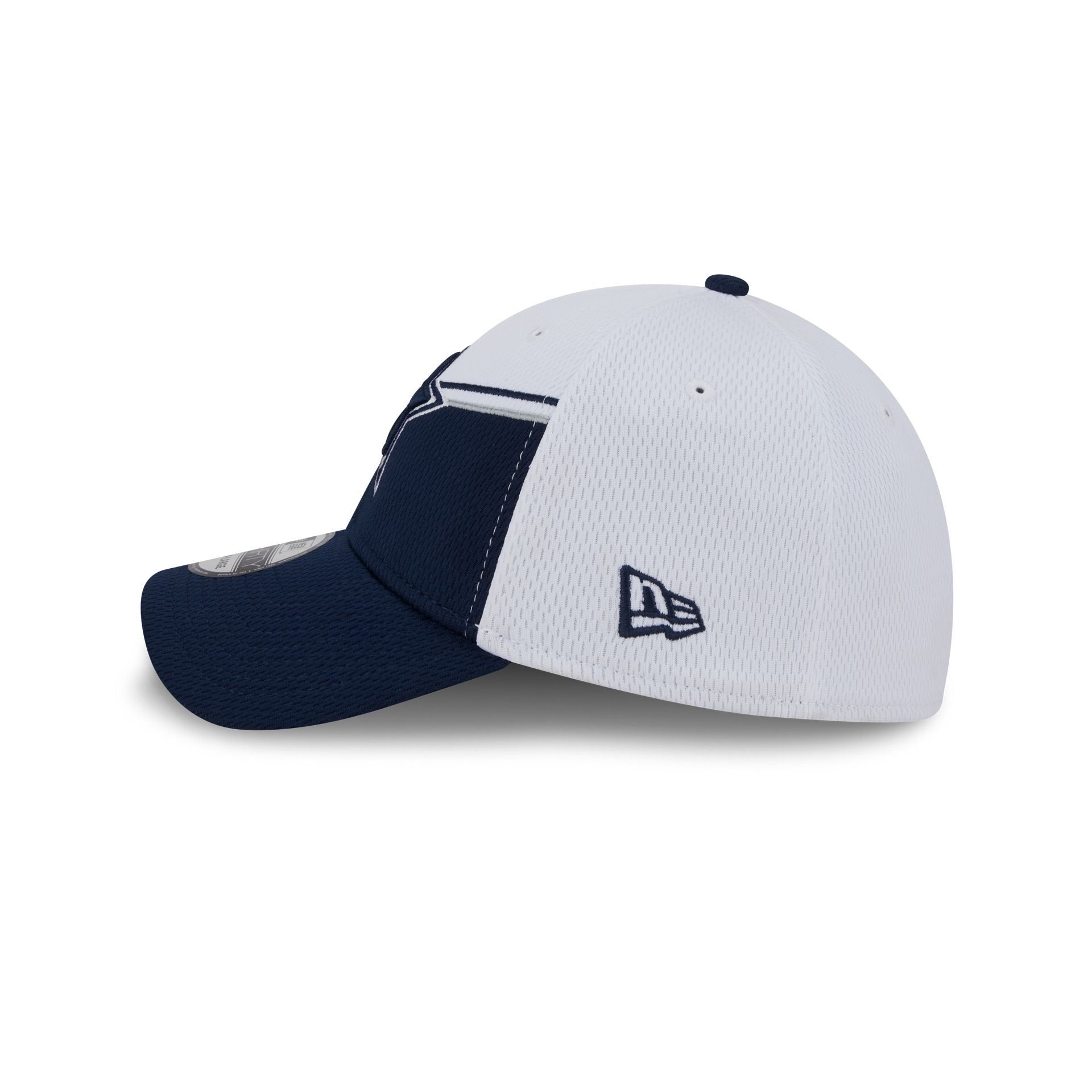 Dallas Cowboys 2023 Sideline White 39THIRTY Stretch Fit Hat sold by New Era product image thumbnail 5