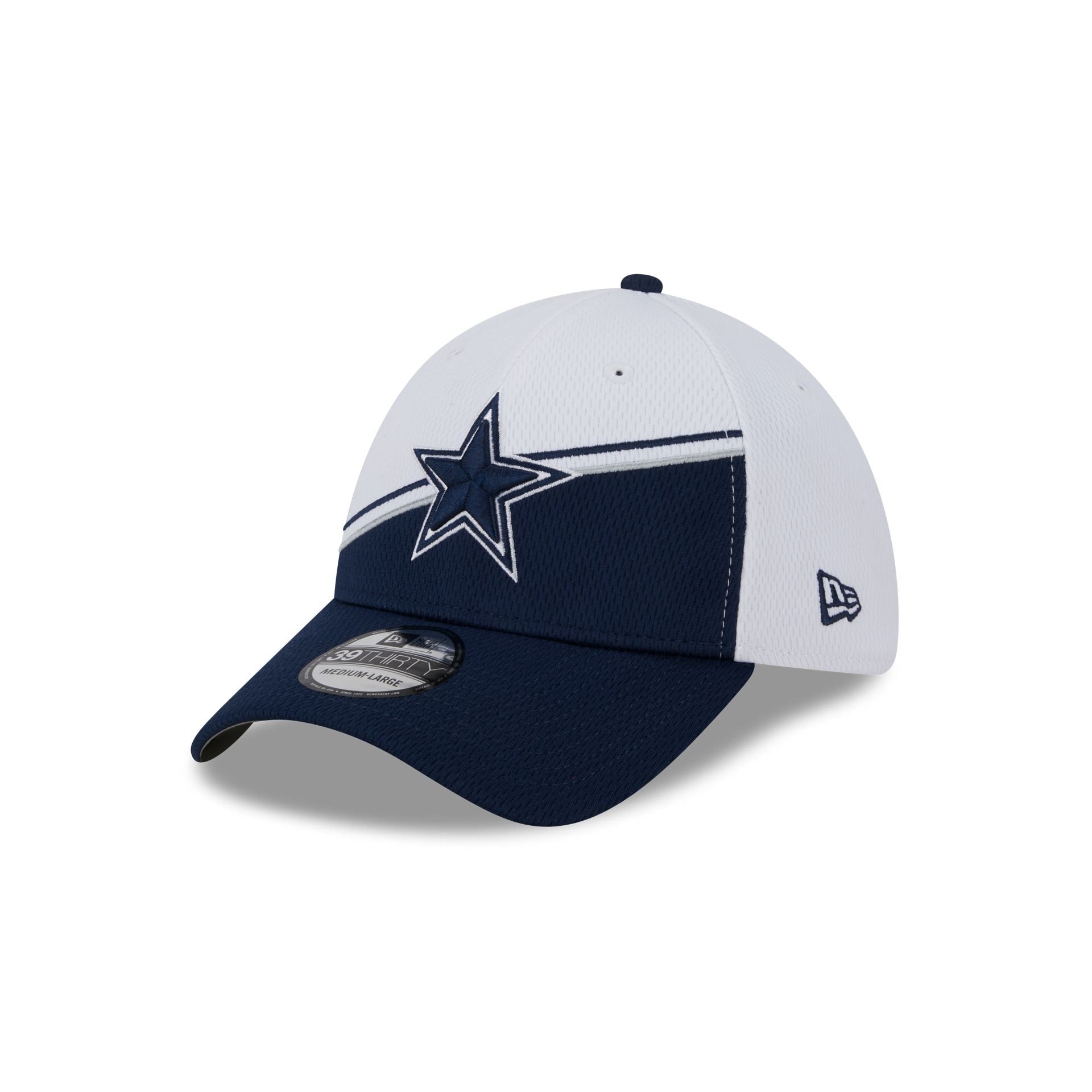 Dallas Cowboys 2023 Sideline White 39THIRTY Stretch Fit Hat sold by New Era product image thumbnail 3