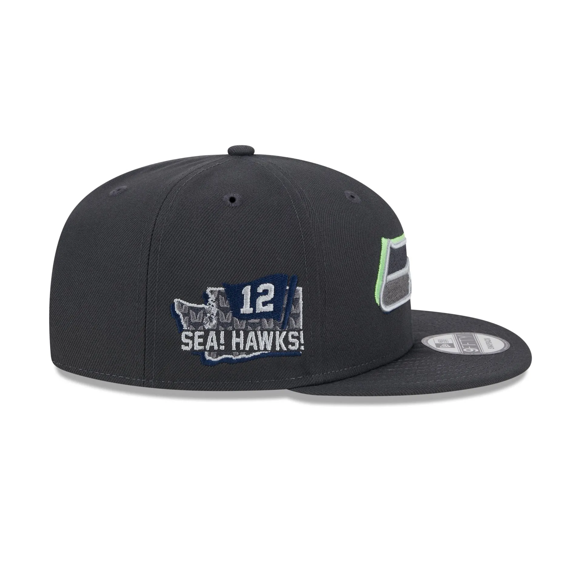 Seattle Seahawks 2024 Draft 9FIFTY Snapback Hat sold by New Era product image thumbnail 4
