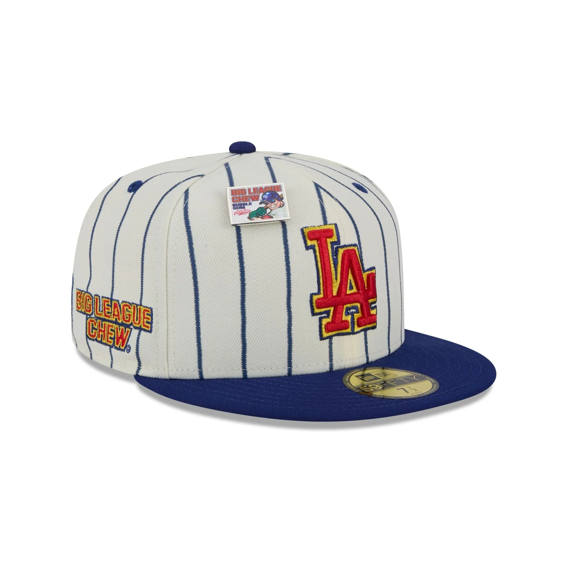 Big League Chew X Los Angeles Dodgers Pinstripe 59FIFTY Fitted Hat sold by New Era