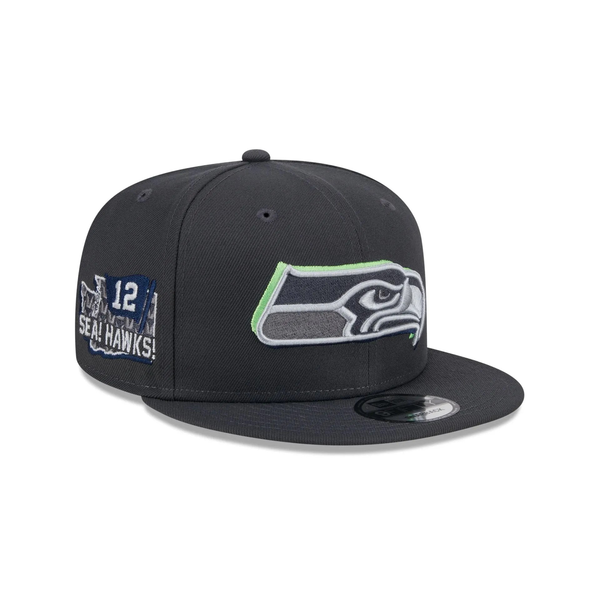 Seattle Seahawks 2024 Draft 9FIFTY Snapback Hat sold by New Era