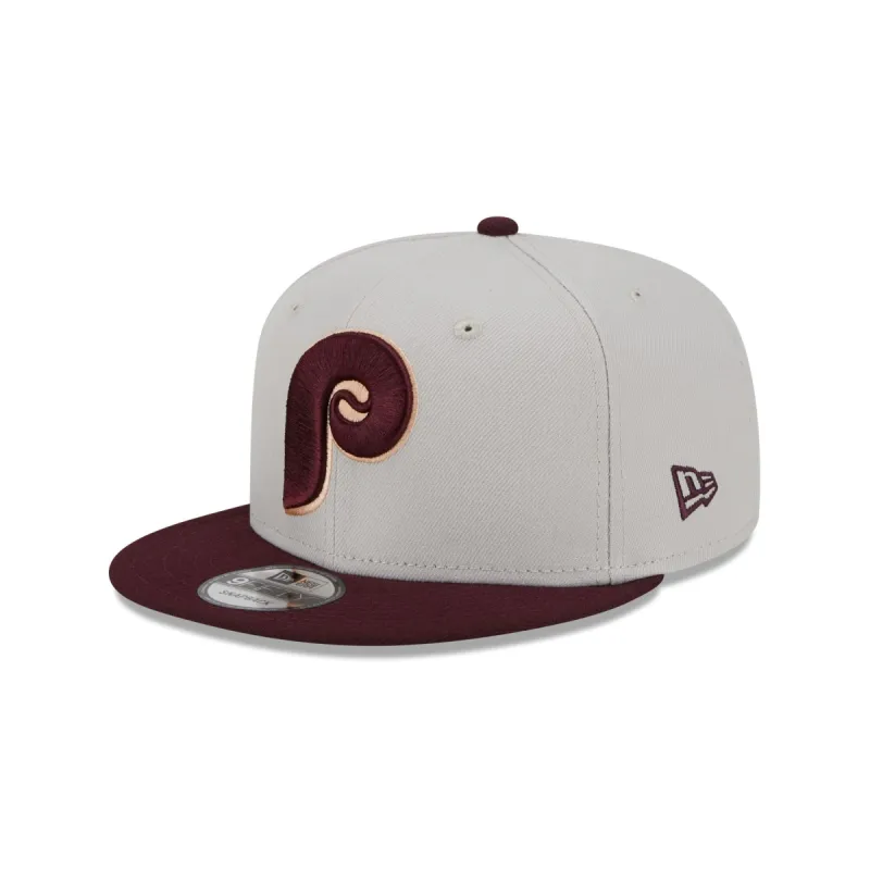 Philadelphia Phillies Mauve Visor 9FIFTY Snapback Hat sold by New Era