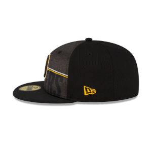 Pittsburgh Steelers 2023 Training Black 59FIFTY Fitted Hat sold by New Era
