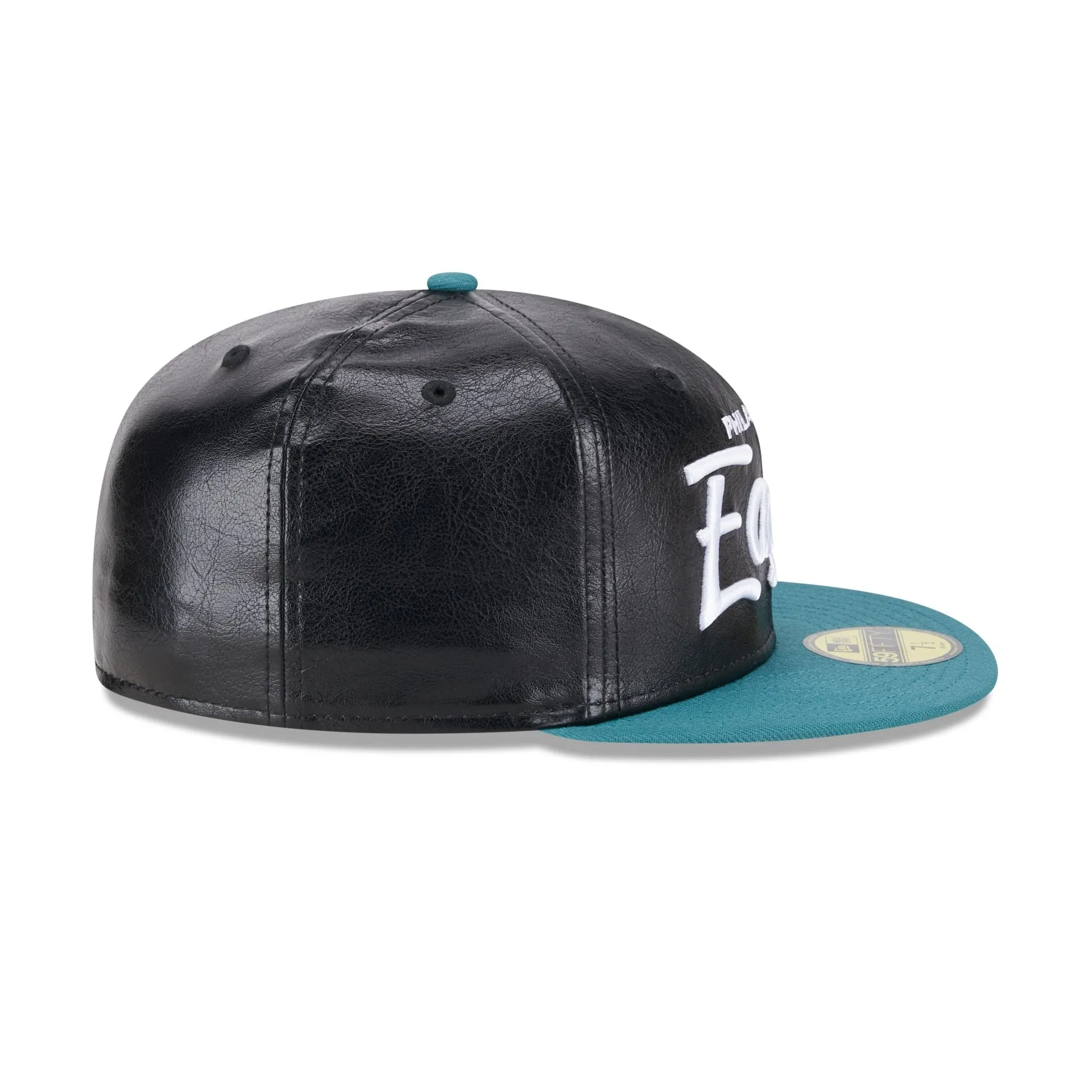 Philadelphia Eagles Faux Leather Crown 59FIFTY Fitted Hat sold by New Era product image thumbnail 5