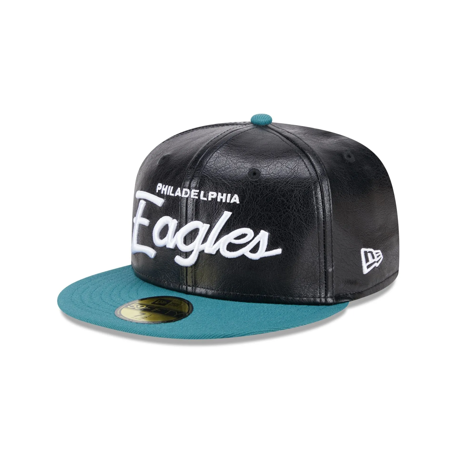 Philadelphia Eagles Faux Leather Crown 59FIFTY Fitted Hat sold by New Era