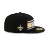New Orleans Saints 2024 Sideline Black 59FIFTY Fitted Hat sold by New Era
