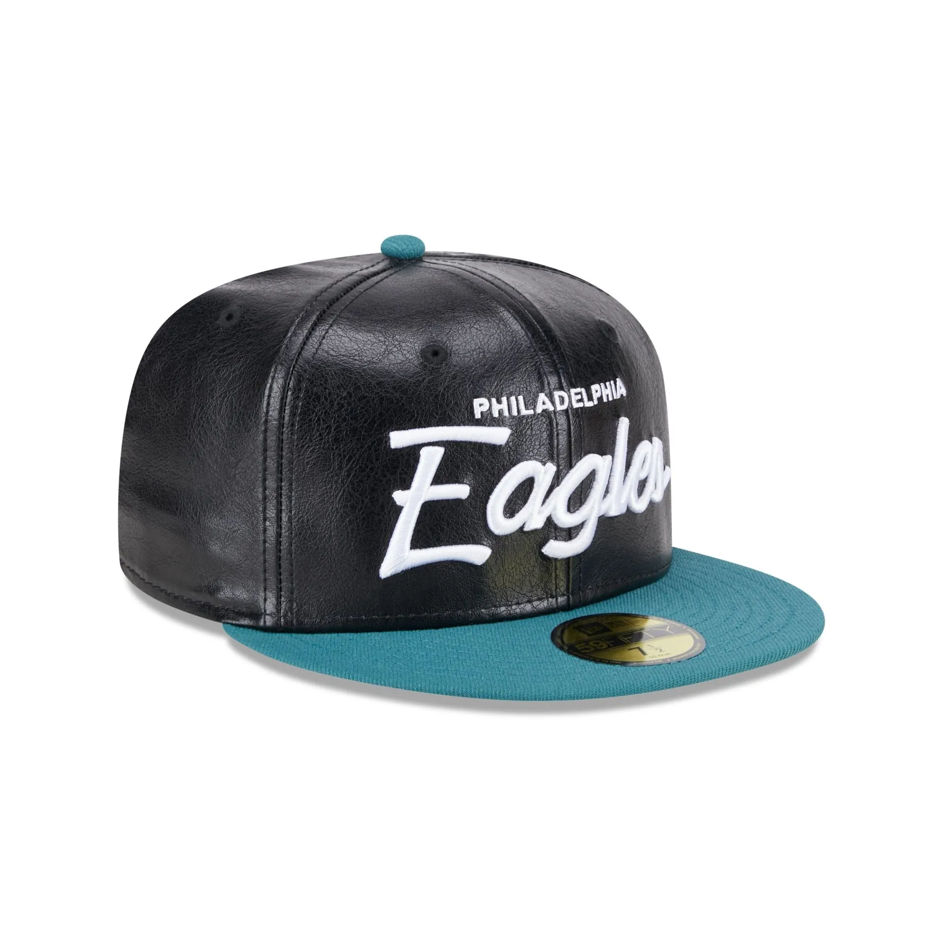 Philadelphia Eagles Faux Leather Crown 59FIFTY Fitted Hat sold by New Era product image thumbnail 3