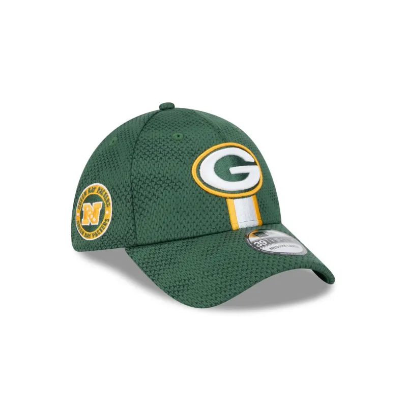 Green Bay Packers 2024 Sideline 39THIRTY Stretch Fit Hat sold by New Era