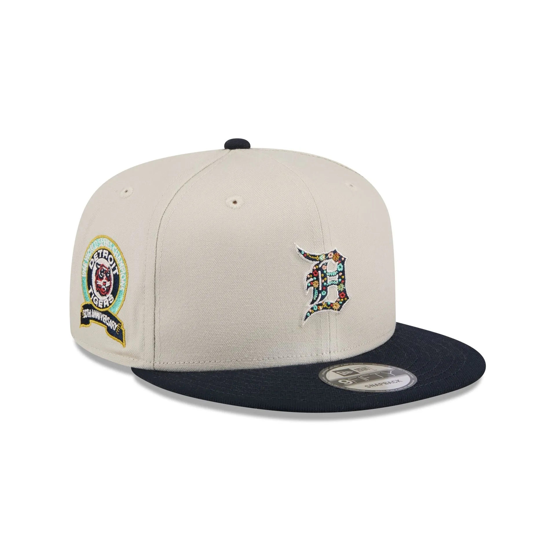 Detroit Tigers Floral Fill 9FIFTY Snapback Hat sold by New Era