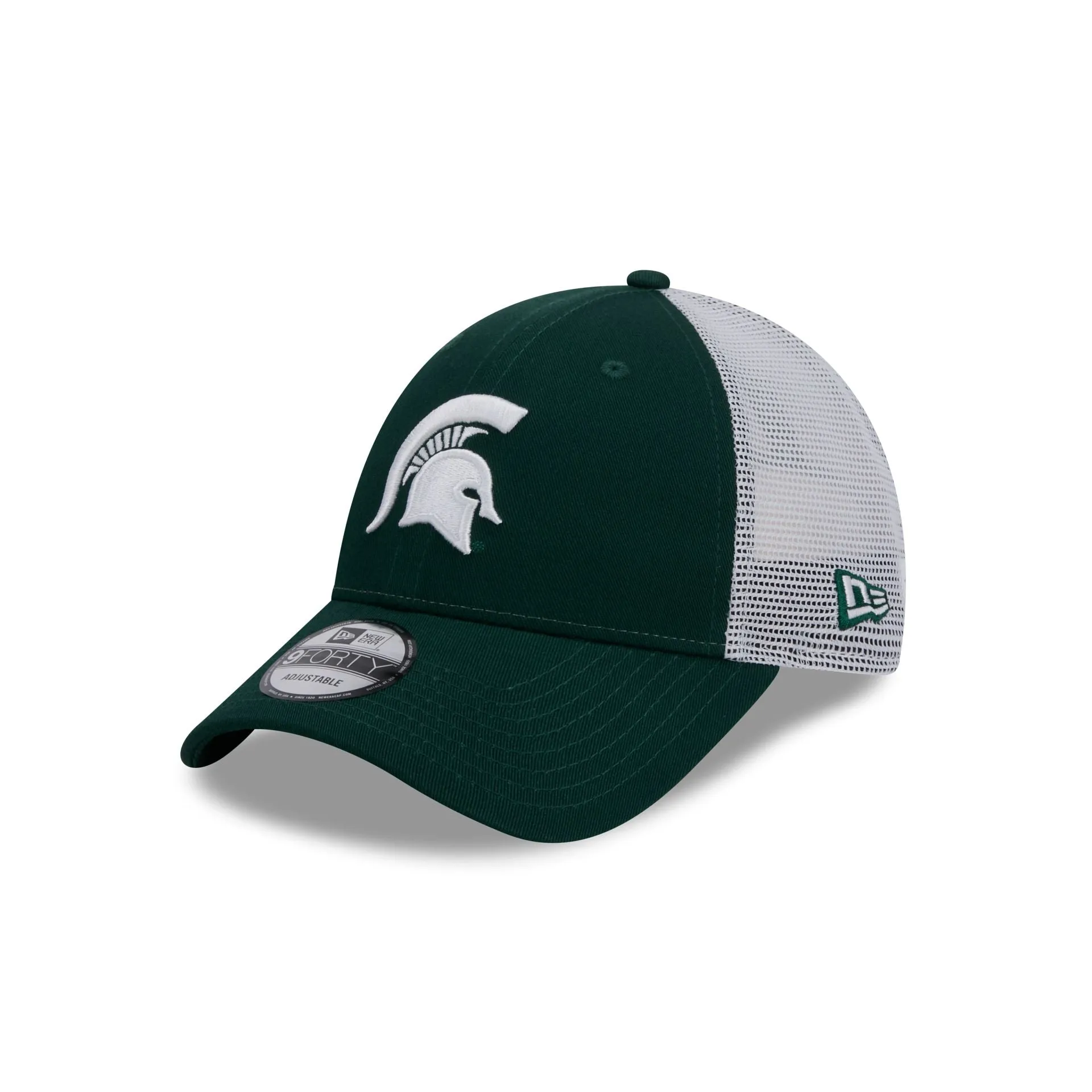 Michigan State Spartans Green 9FORTY Trucker Hat sold by New Era