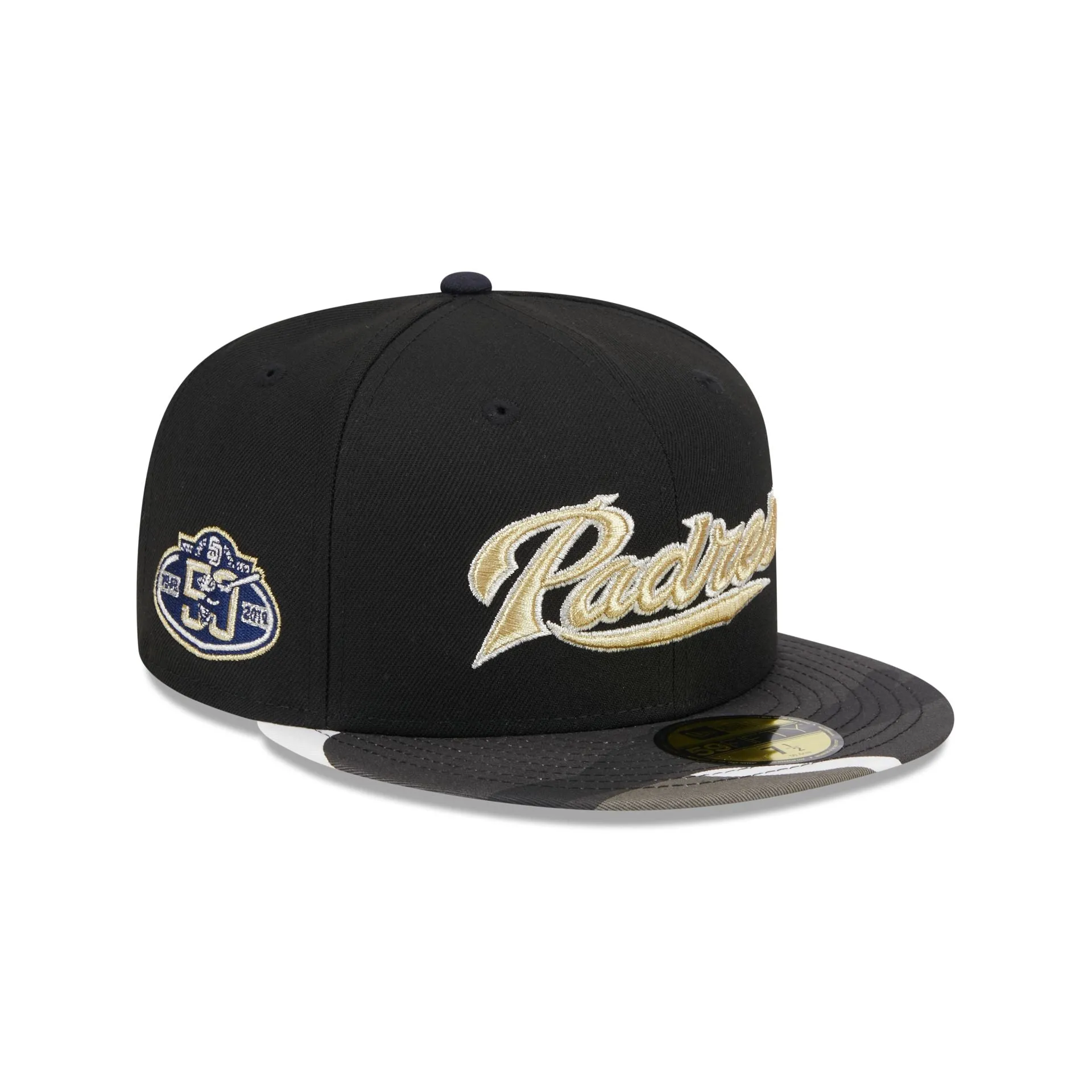 San Diego Padres Metallic Camo 59FIFTY Fitted Hat sold by New Era