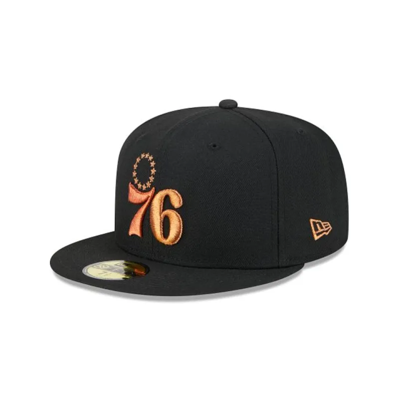 Philadelphia 76ers Metallic Pop 59FIFTY Fitted Hat sold by New Era