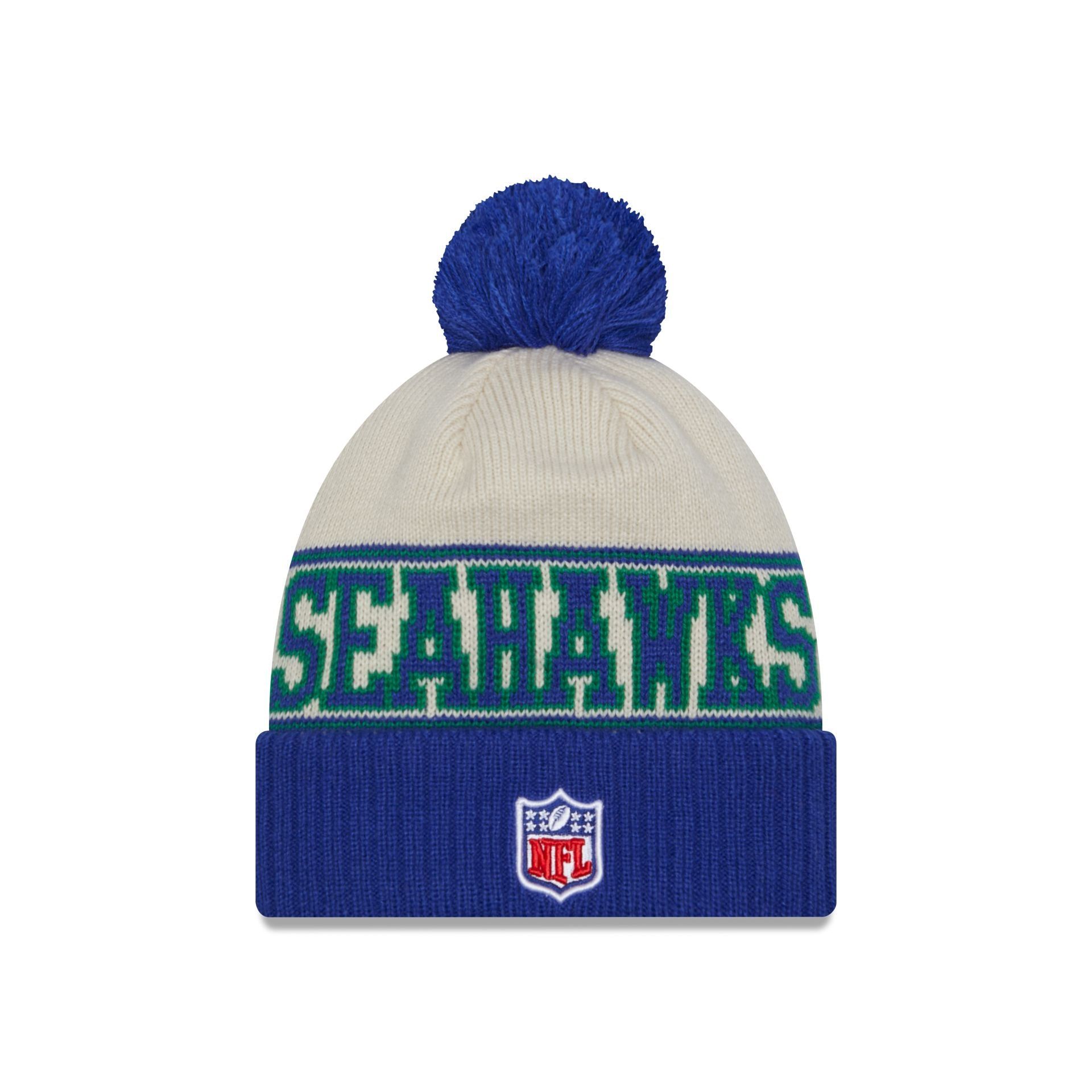 Seattle Seahawks 2023 Cold Weather Historic Pom Knit sold by New Era product image thumbnail 2