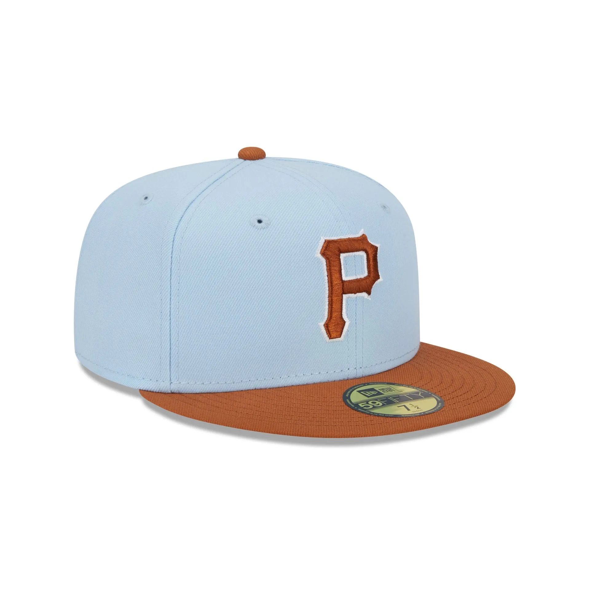 Pittsburgh Pirates Color Pack Glacial Blue 59FIFTY Fitted Hat sold by New Era product image thumbnail 3