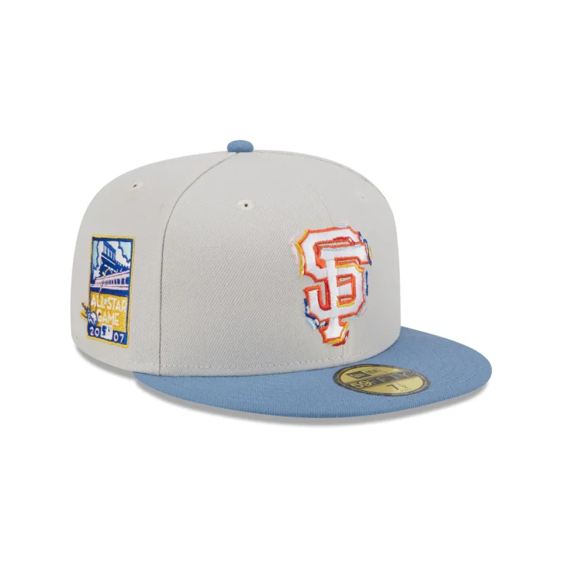 San Francisco Giants Color Brush 59FIFTY Fitted Hat sold by New Era