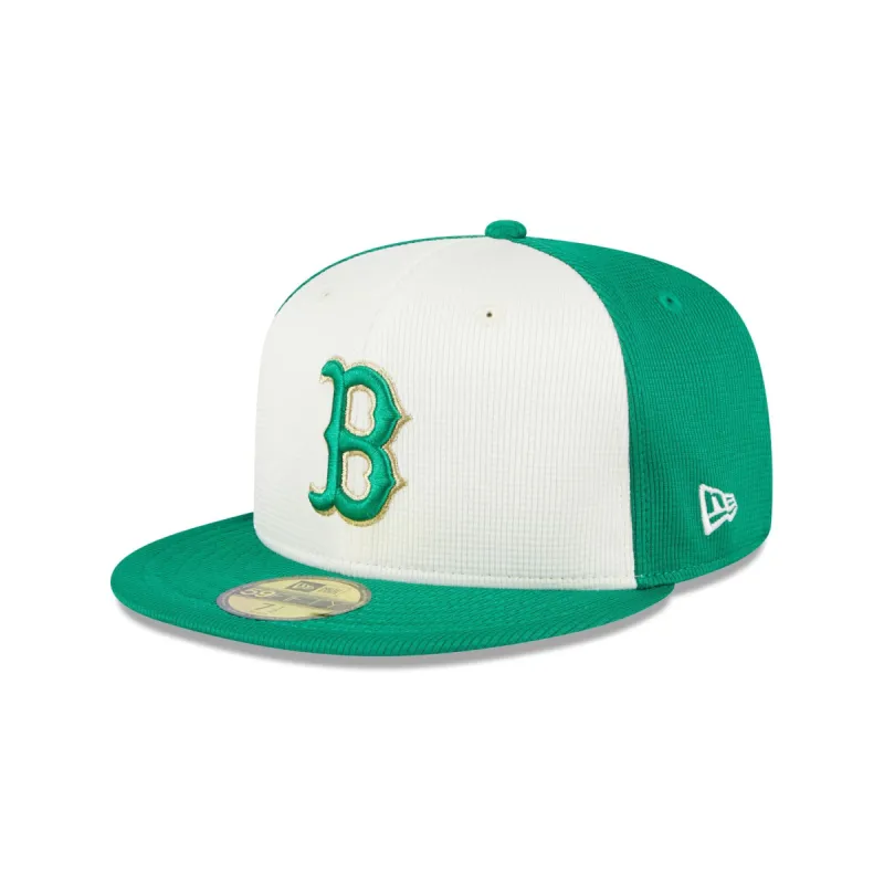 Boston Red Sox St. Patrick's Day 2024 59FIFTY Fitted Hat sold by New Era