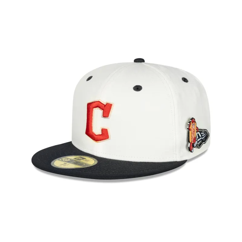 Cleveland Guardians Mascot Pin 59FIFTY Fitted Hat sold by New Era