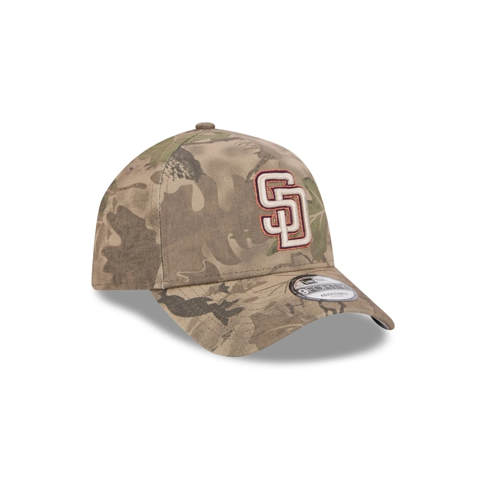 San Diego Padres Leaf Camo 9FORTY A-Frame Snapback Hat sold by New Era product image thumbnail 3