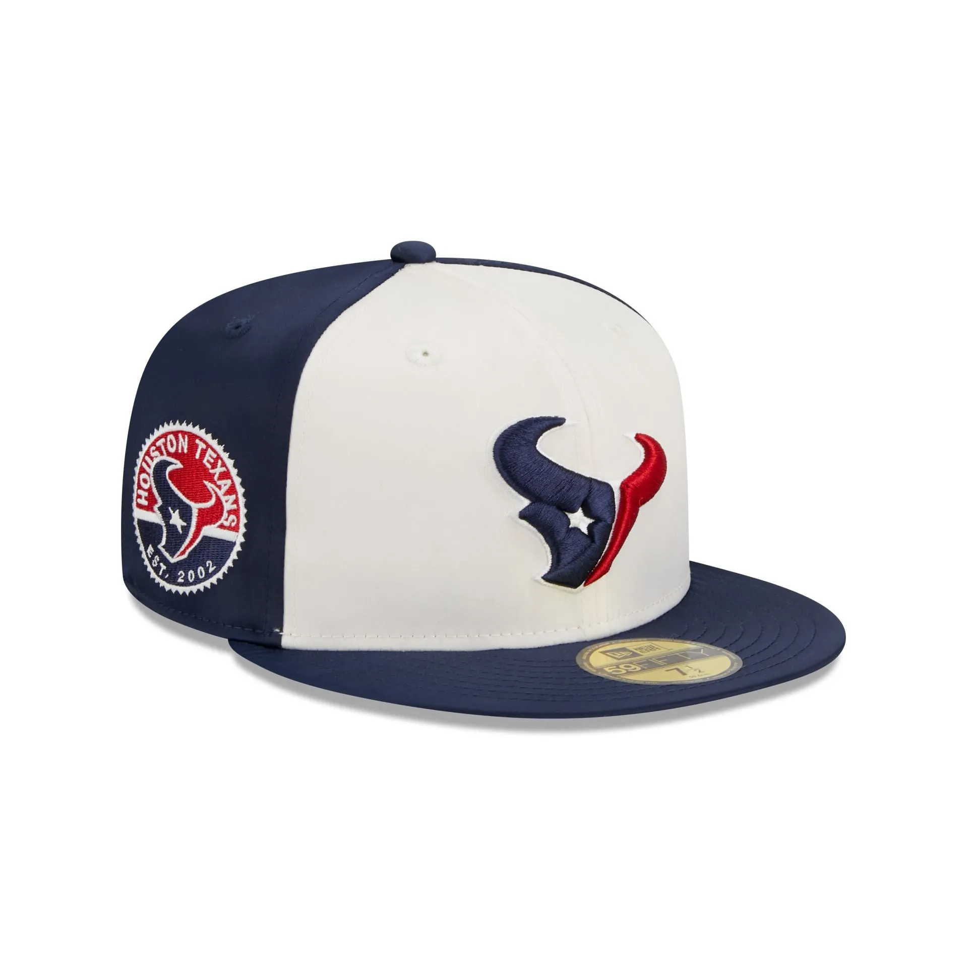 Houston Texans Throwback Satin 59FIFTY Fitted Hat sold by New Era