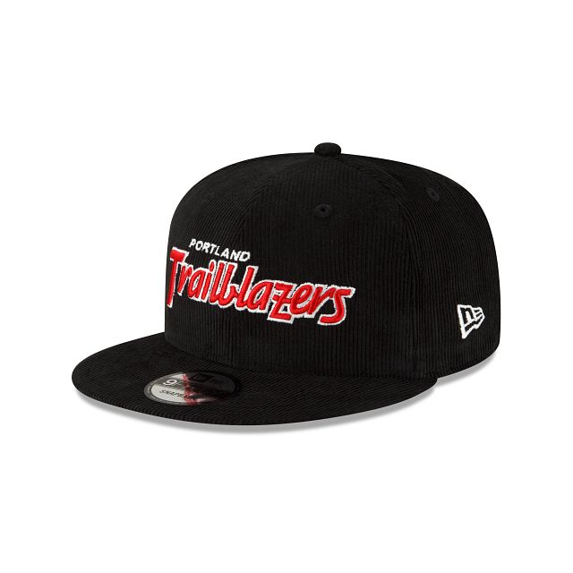 Portland Trail Blazers Dark Cord 9FIFTY Snapback Hat sold by New Era