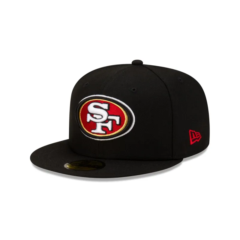 San Francisco 49ers Basic Black 59FIFTY Fitted sold by New Era