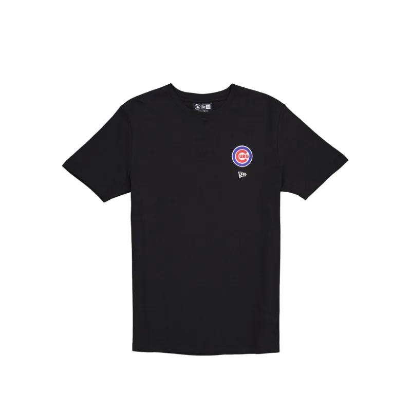 Chicago Cubs Logo Essentials Black T-Shirt sold by New Era