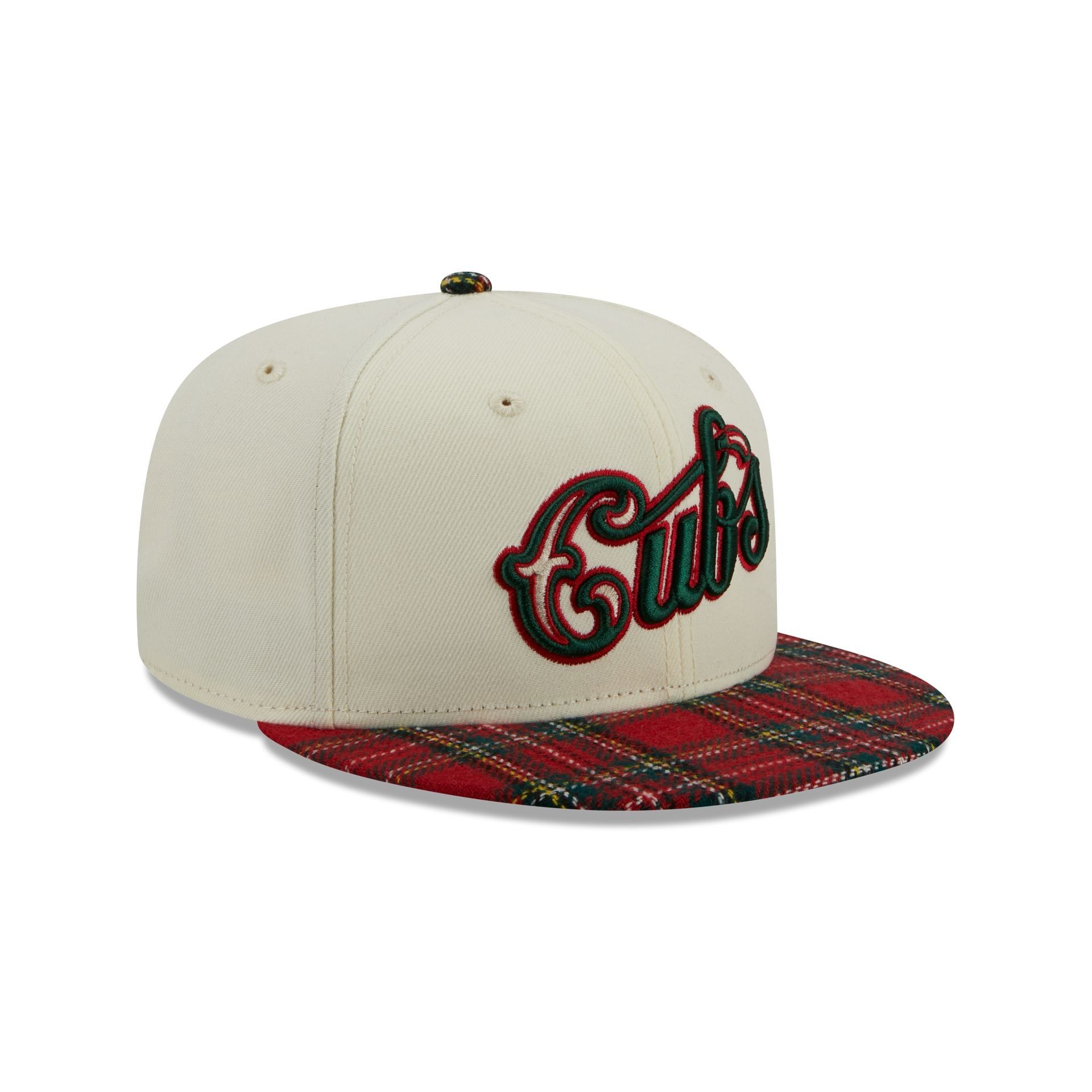 Chicago Cubs Plaid Visor 9FIFTY Snapback Hat sold by New Era product image thumbnail 3