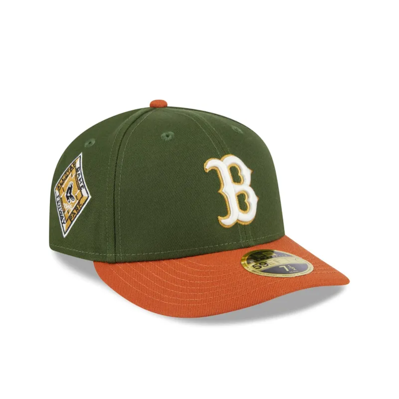 Boston Red Sox Scarlet Low Profile 59FIFTY Fitted Hat sold by New Era