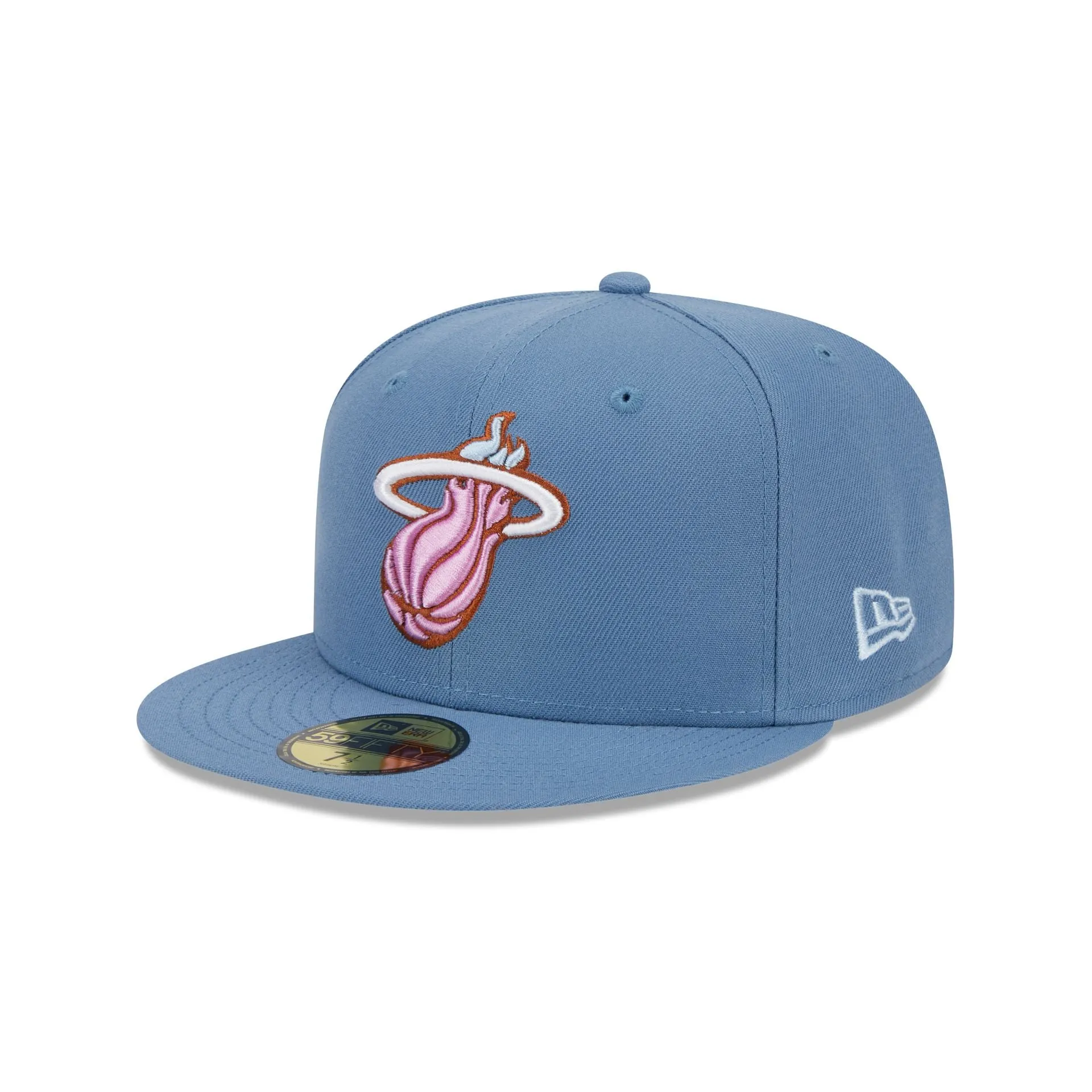 Miami Heat Color Pack Faded Blue 59FIFTY Fitted Hat sold by New Era product image thumbnail 3