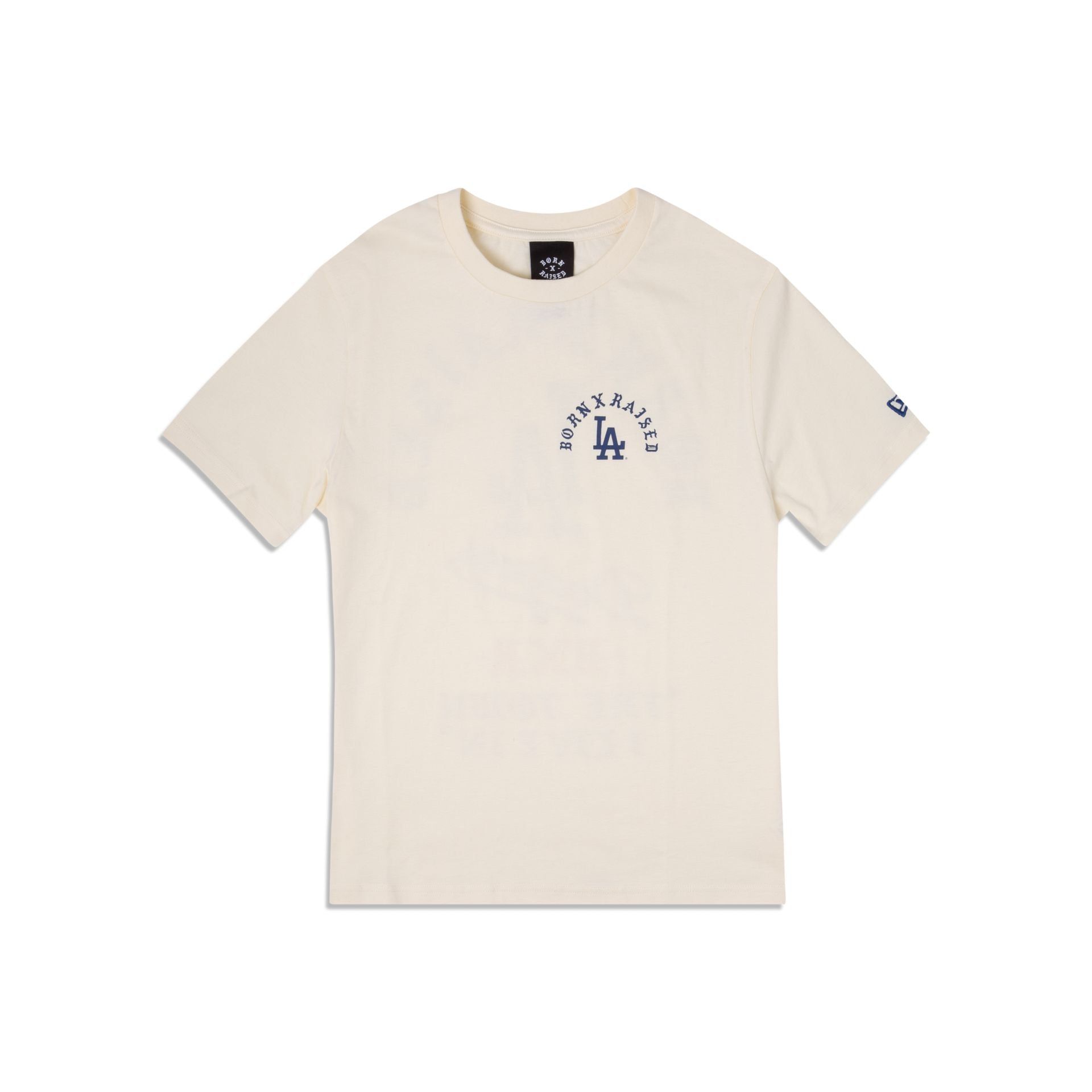 Born X Raised Los Angeles Dodgers White T-Shirt sold by New Era