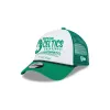 Boston Celtics 2024 Rally Drive White 9FORTY A-Frame Trucker Hat sold by New Era