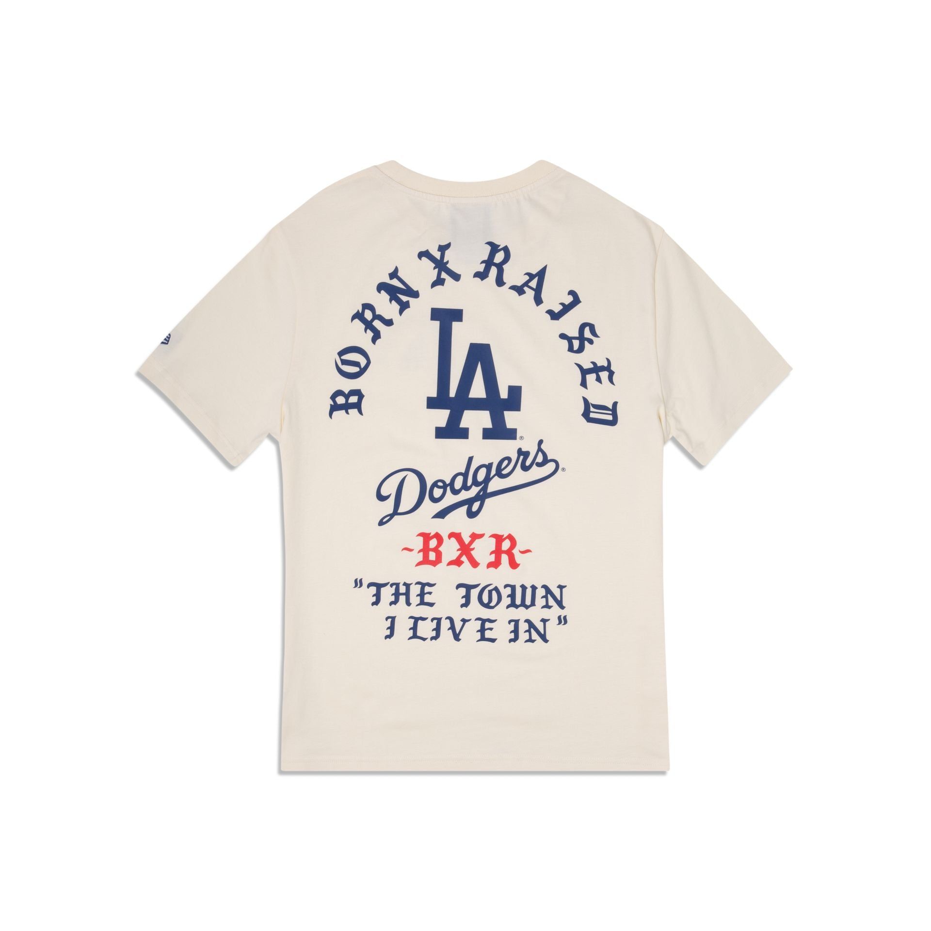 Born X Raised Los Angeles Dodgers White T-Shirt sold by New Era product image thumbnail 2