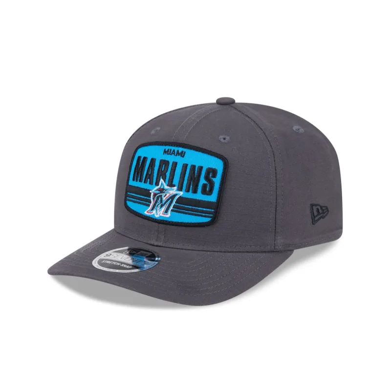 Miami Marlins Team Elevated 9SEVENTY Stretch-Snap Hat sold by New Era