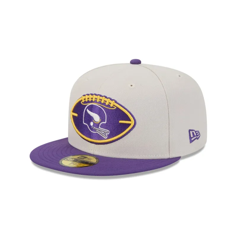 Minnesota Vikings 2024 Historic Sideline 59FIFTY Fitted Hat sold by New Era